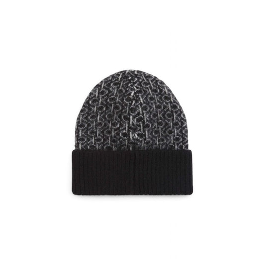 Casquette de baseball en cuir d'alpaga noir Calvin Klein