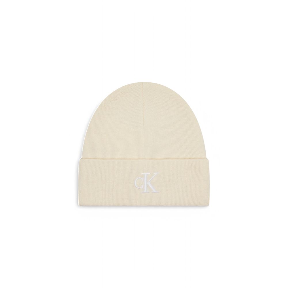Casquette de baseball Calvin Klein en polyester recyclé crème