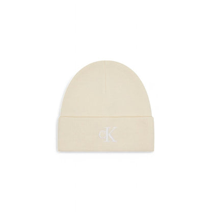 Casquette de baseball Calvin Klein en polyester recyclé crème