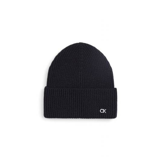 Casquette de baseball en laine noire Calvin Klein