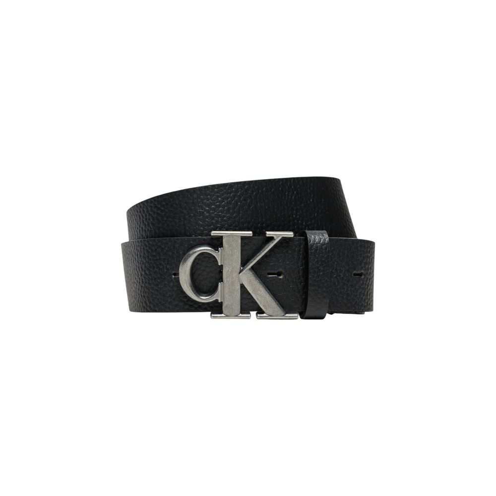 Ceinture en cuir noir Calvin Klein Jeans