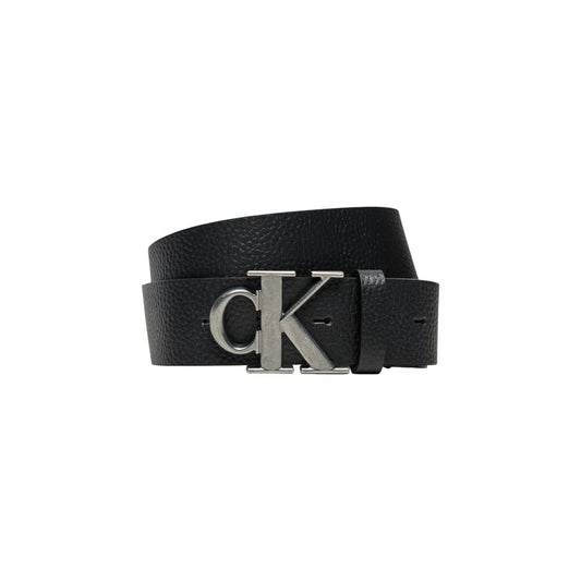 Ceinture en cuir noir Calvin Klein Jeans