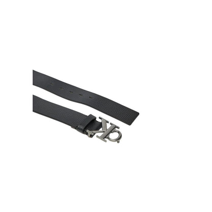 Ceinture en cuir noir Calvin Klein Jeans