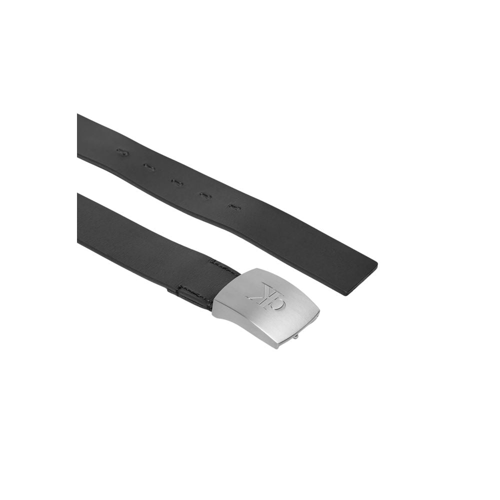 Ceinture en cuir noir Calvin Klein Jeans