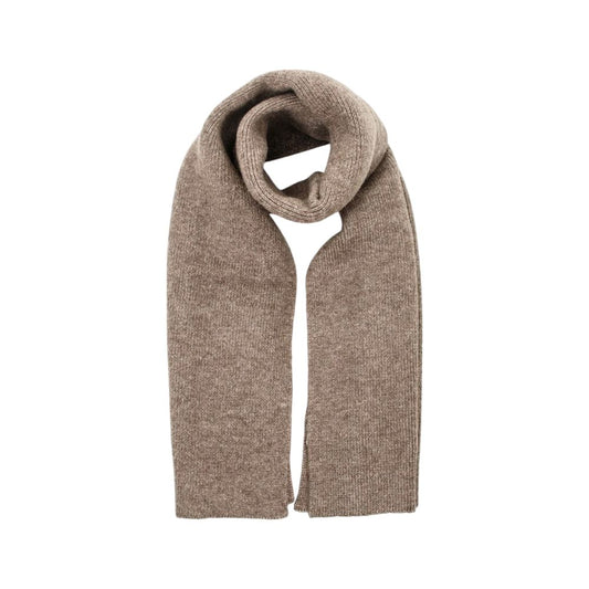 Calvin Klein Jeans Brown Marabou Scarf by Calvin Klein Jeans