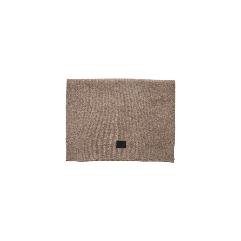 Calvin Klein Jeans Brown Marabou Scarf by Calvin Klein Jeans