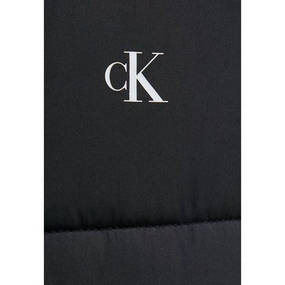 Calvin Klein Jeans Black Polyester Jackets &amp; Coat