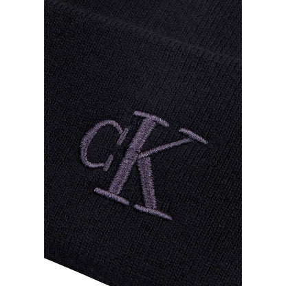 Casquette de baseball en laine noire Calvin Klein Jeans