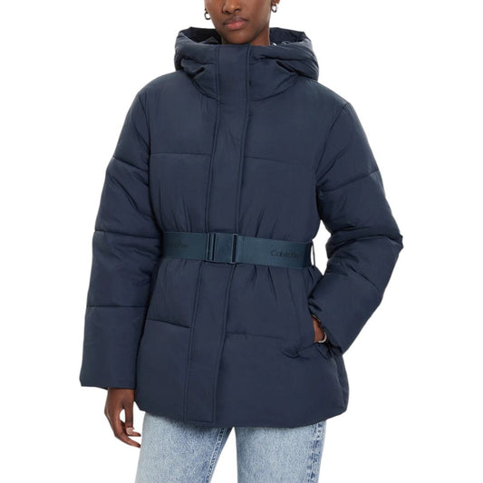 Calvin Klein Jeans Blue Nylon Jackets &amp; Coat