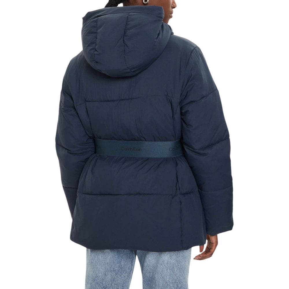 Calvin Klein Jeans Blue Nylon Jackets &amp; Coat