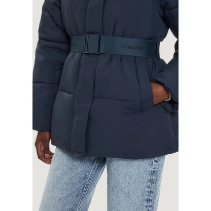 Calvin Klein Jeans Blue Nylon Jackets &amp; Coat