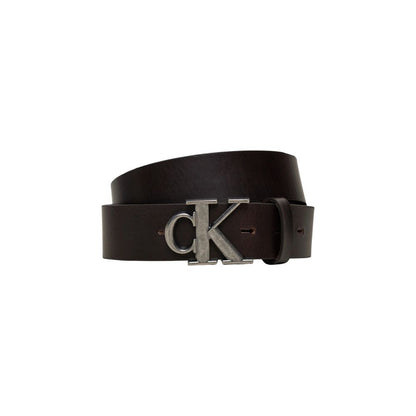 Ceinture en cuir marron Calvin Klein Jeans