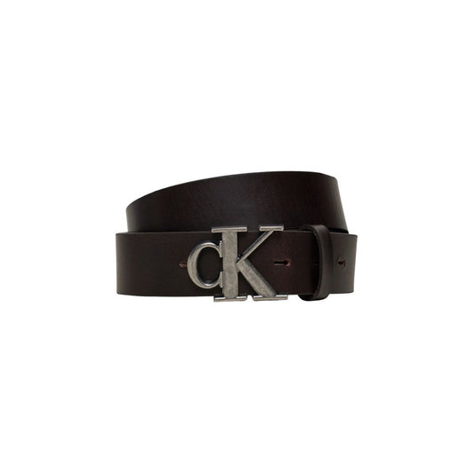 Ceinture en cuir marron Calvin Klein Jeans
