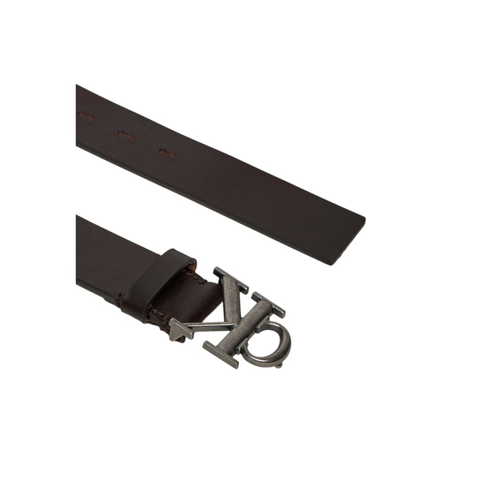 Ceinture en cuir marron Calvin Klein Jeans