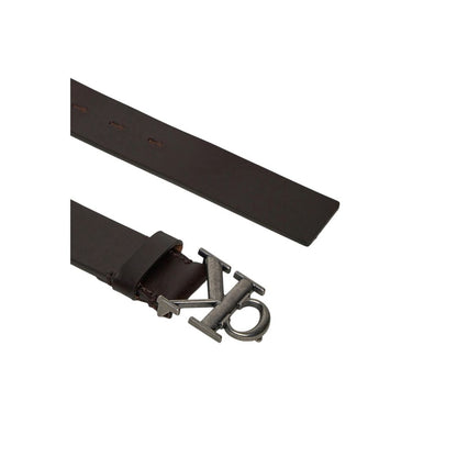Ceinture en cuir marron Calvin Klein Jeans