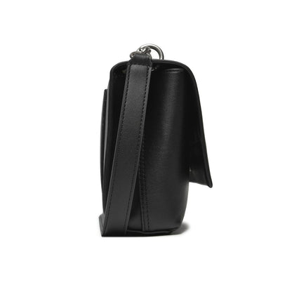 Sac à main en cuir synthétique noir et blanc Calvin Klein Jeans