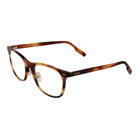 Montures de lunettes marron Ermenegildo Zegna pour homme