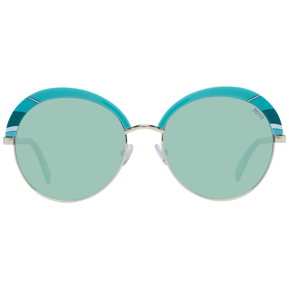 Lunettes de soleil turquoise pour femme Emilio Pucci
