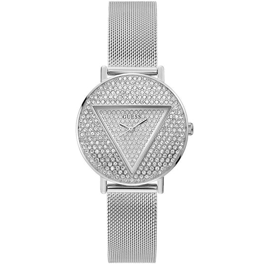Montre Guess en acier inoxydable gris