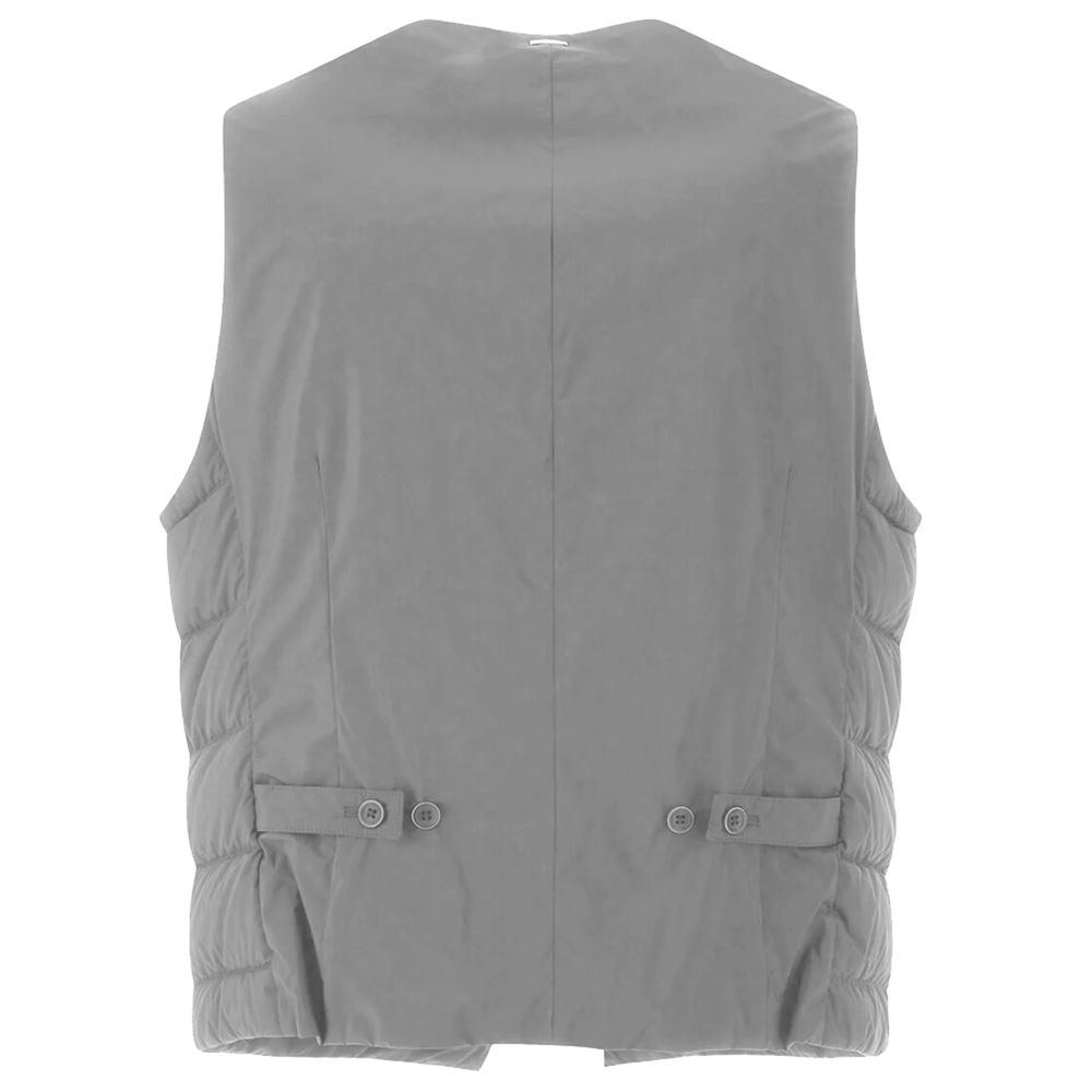 Gilet en nylon gris Herno