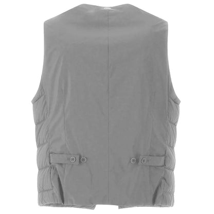 Gilet en nylon gris Herno