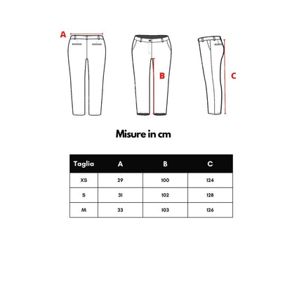 Dsquared² Red Cotton Flared Pant by Dsquared²