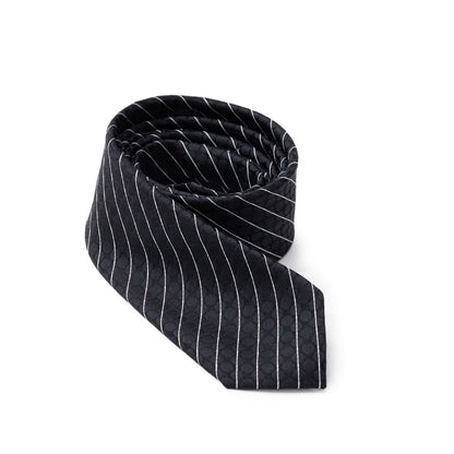 Cravates et nœud papillon en polyester noir Dolce &amp; Gabbana