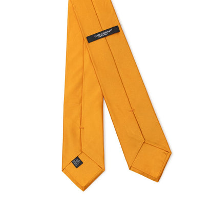 Cravates et nœud papillon en soie orange Dolce &amp; Gabbana