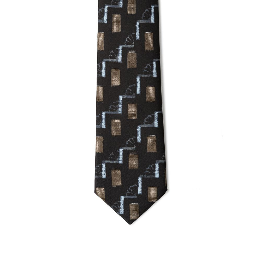 Giorgio Armani Black Silk Ties & Bowty by Giorgio Armani
