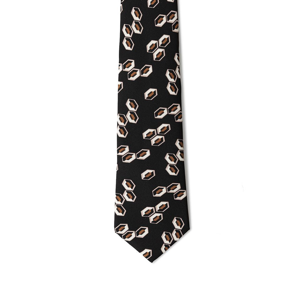 Giorgio Armani Black Silk Ties & Bowty by Giorgio Armani