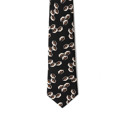 Giorgio Armani Black Silk Ties & Bowty by Giorgio Armani
