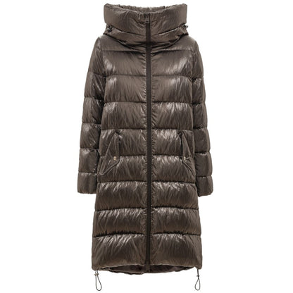 Vestes et manteaux en viscose argentée Herno
