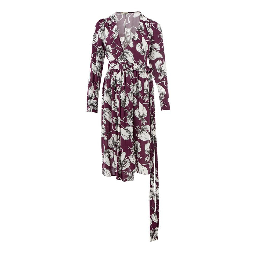 Lardini Elegant Purple Viscose Dress by Lardini