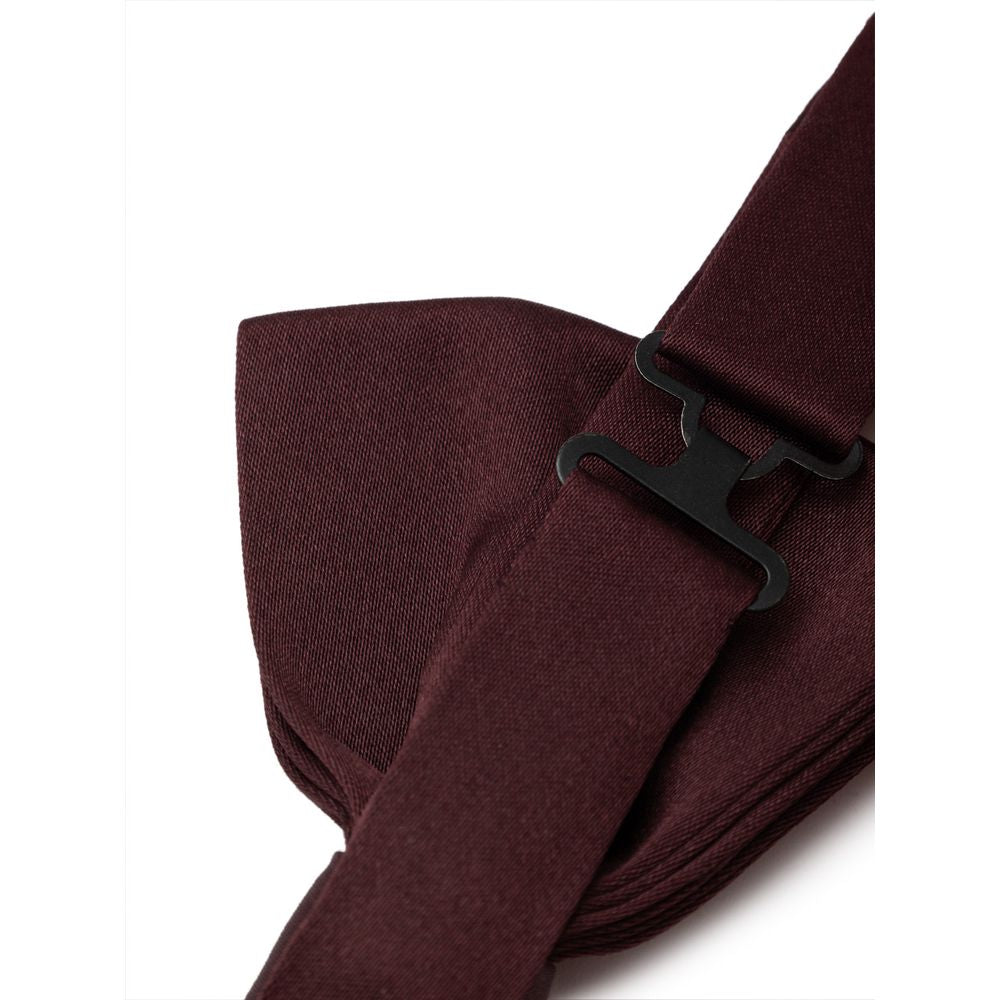 Cravates et nœud papillon en soie bordeaux Dolce &amp; Gabbana