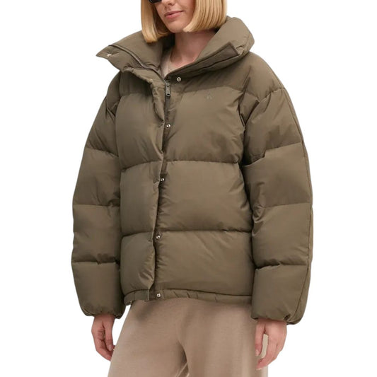 Calvin Klein Jeans Gray Polyester Jackets &amp; Coat