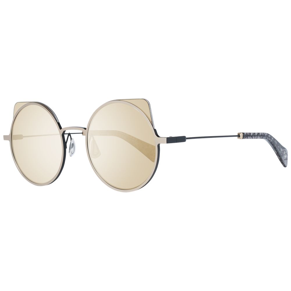 Yohji Yamamoto Zonnebril Metaal En Plastic Gunmetal 52
