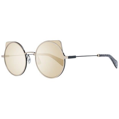 Yohji Yamamoto Zonnebril Metaal En Plastic Gunmetal 52