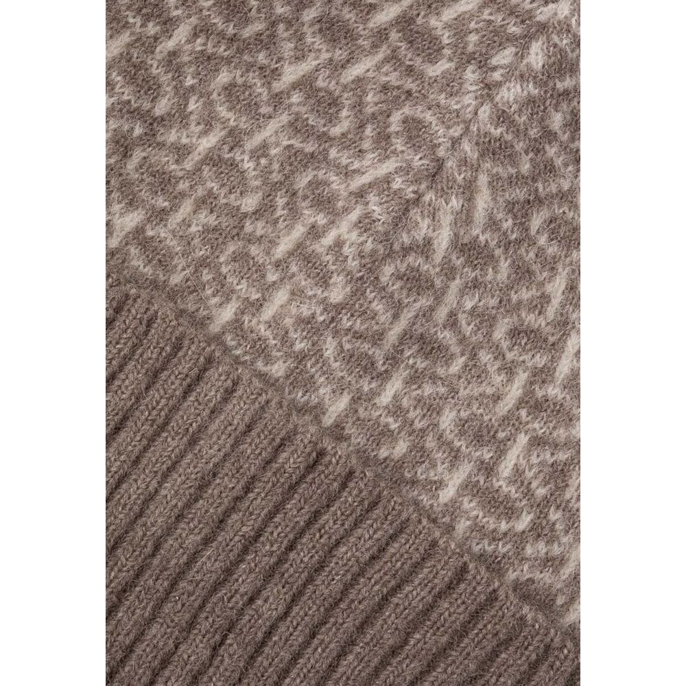Casquette de baseball en cuir d'alpaga beige Calvin Klein