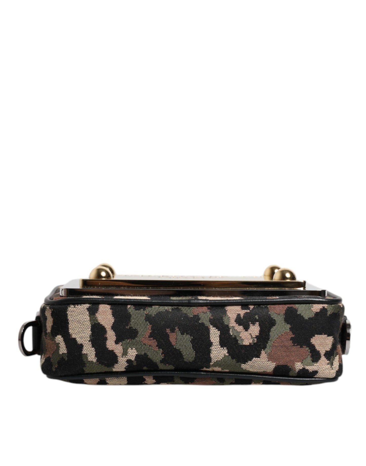 Dolce &amp; Gabbana Multicolor Leopard Jacquard DG Logo Crossbody Bag