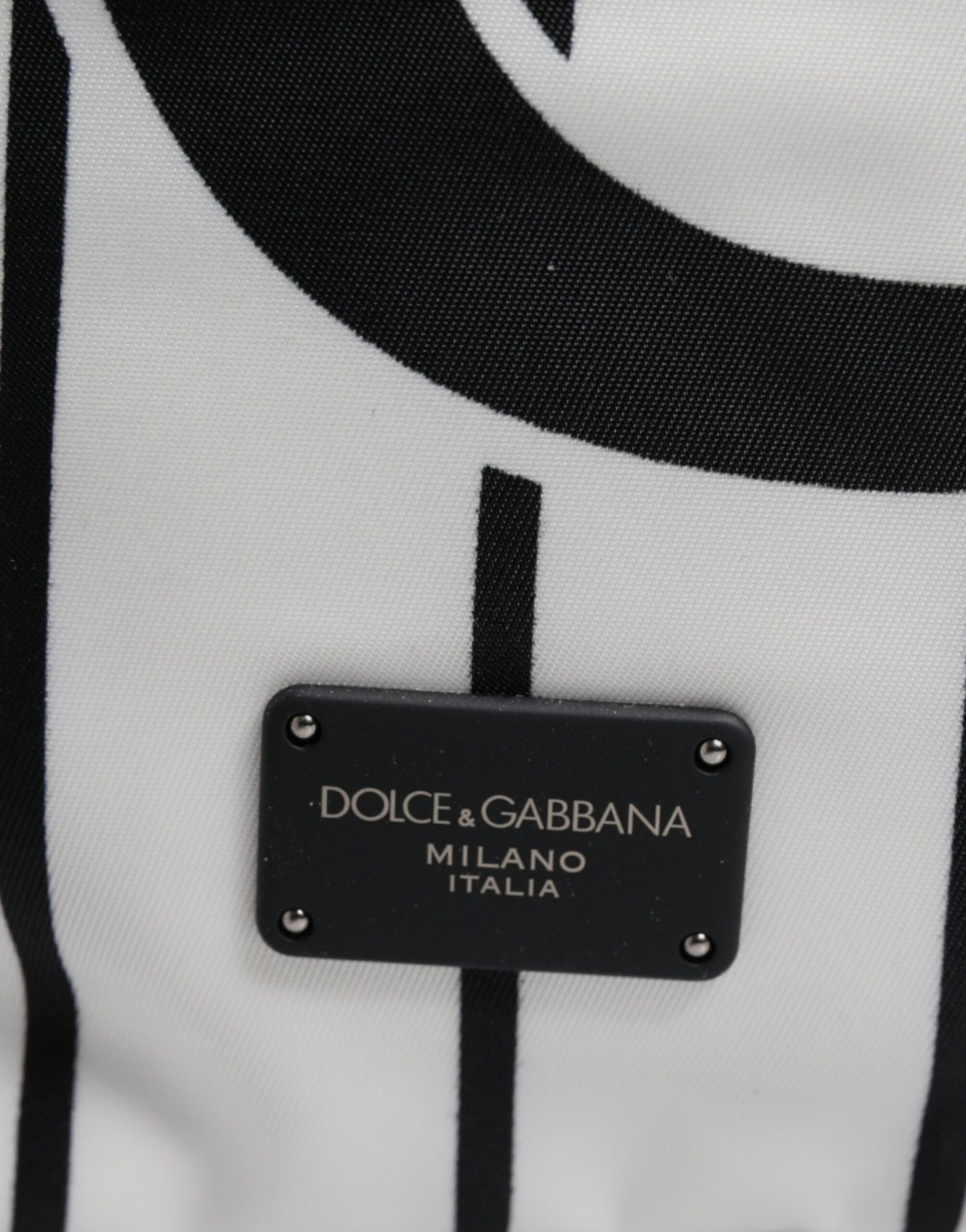 Sac à dos Dolce &amp; Gabbana pour homme, imprimé Vulcano Royal King, noir et blanc