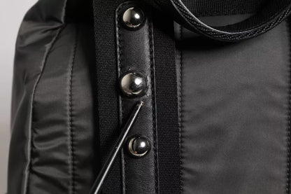Sac à dos de voyage scolaire Prince Forever en nylon gris Dolce &amp; Gabbana pour homme
