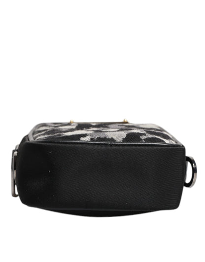 Sac bandoulière Dolce &amp; Gabbana à plaque logo en jacquard camouflage multicolore