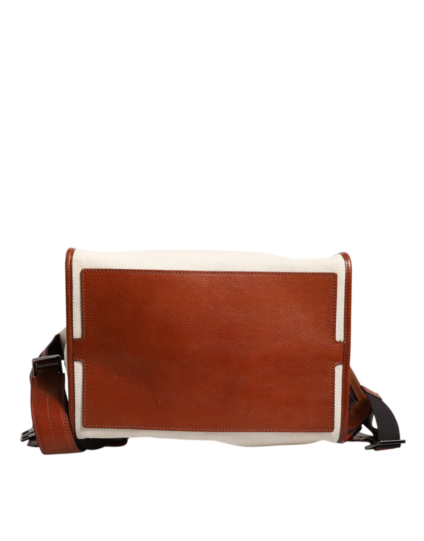 Sac à dos de voyage Dolce &amp; Gabbana en toile beige et marron pour homme