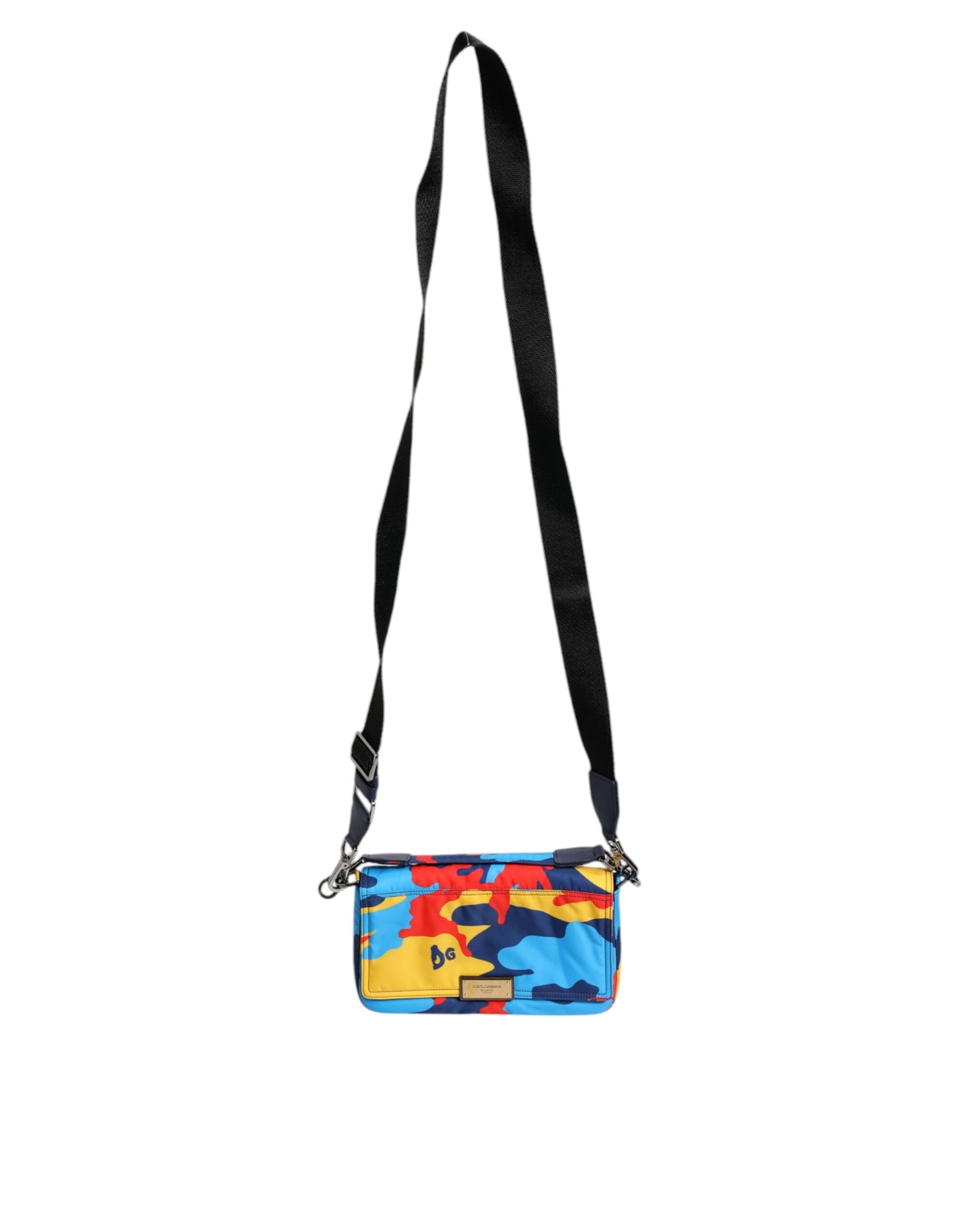 Dolce & Gabbana Multicolor Camouflage Nylon Crossbody Bag by Dolce & Gabbana