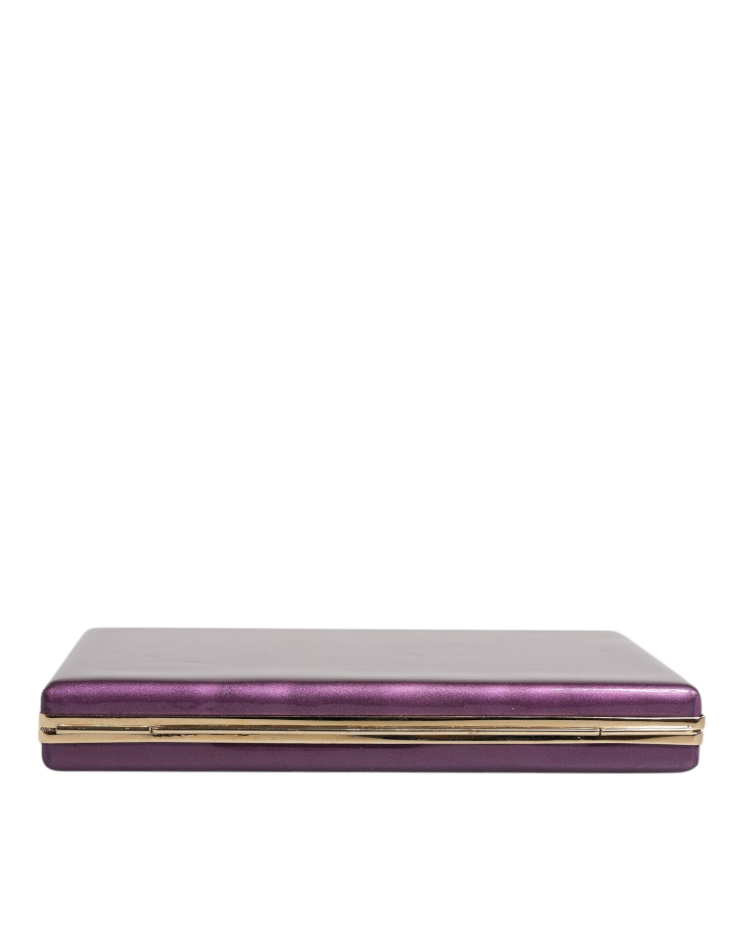 Sac à bandoulière de soirée en cuir violet Dolce &amp; Gabbana