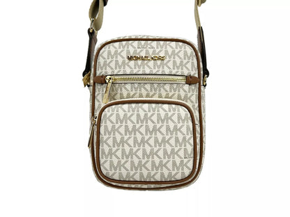 Sac bandoulière Michael Kors North South Medium Vanille