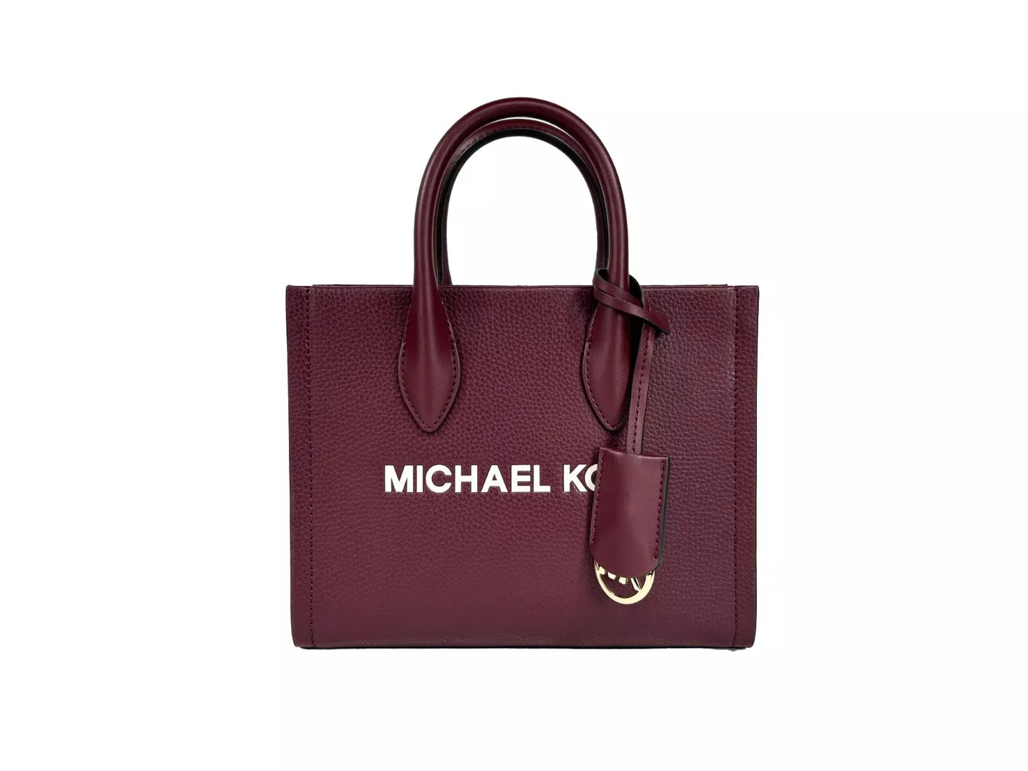 Petit sac fourre-tout zippé Mirella de Michael Kors, bordeaux