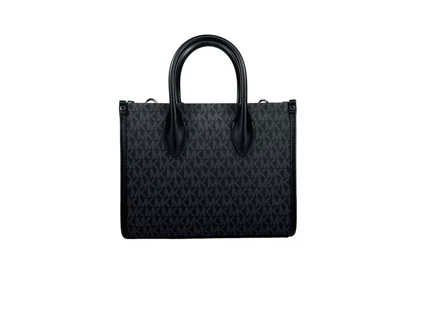 Petit sac fourre-tout zippé Michael Kors Mirella Signature noir