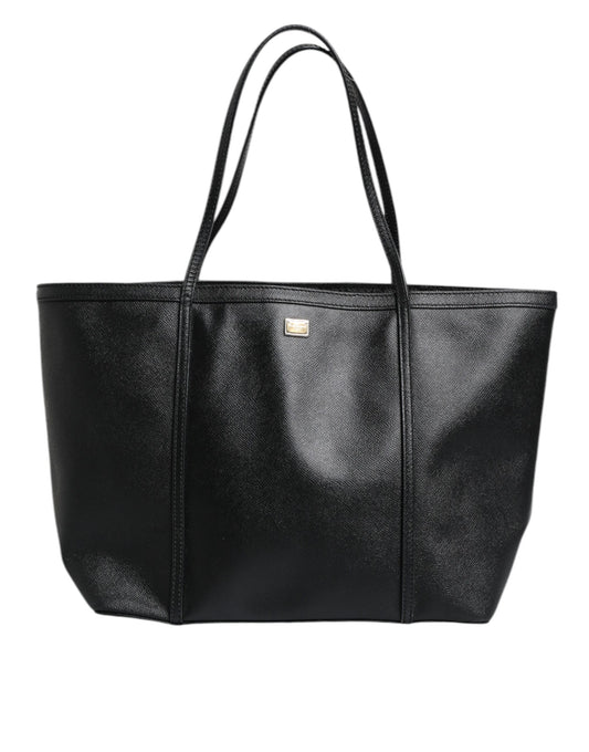 Sac cabas Miss Escape en cuir noir Dolce &amp; Gabbana