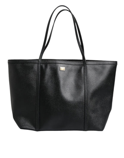 Sac cabas Miss Escape en cuir noir Dolce &amp; Gabbana